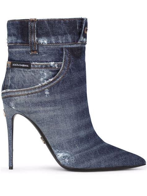 dolce and gabbana women shoes|dolce and gabbana denim shoes.